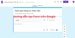 tạo form google drive - feature