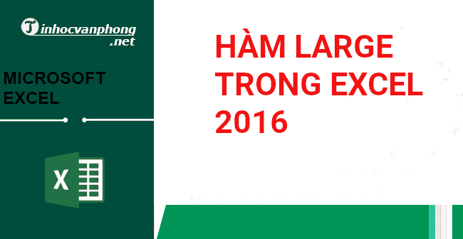 Hàm large trong excel